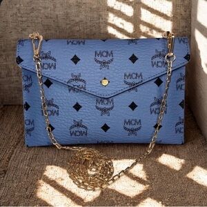 MCM Blue Monogram Women's Bag
